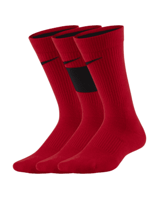 Детские носки Nike Elite Kids' Basketball Crew Socks (3 Pairs) для баскетбола