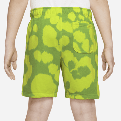 Nike Sportswear Big Kids' (Boys') Printed French Terry Shorts (Extended Size)