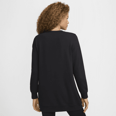 Túnica de French Terry con cuello redondo para mujer Nike Dri-FIT One