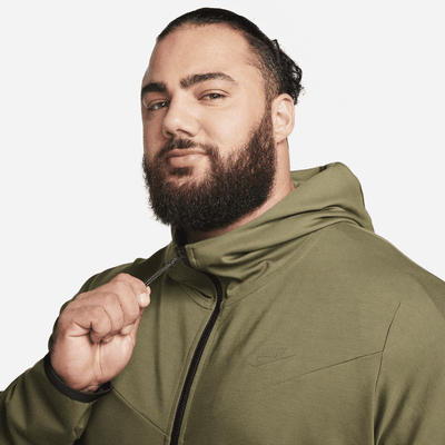 Chamarra con gorro de cierre completo para hombre Nike Tech Fleece Lightweight