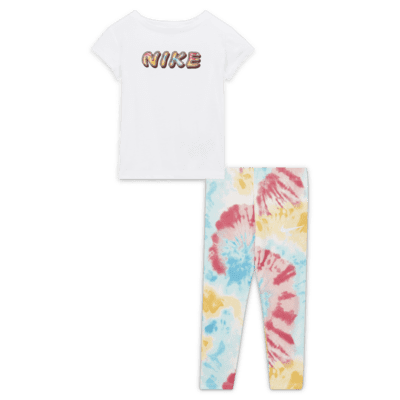Playera y leggings tie-dye para bebé (de 12 a 24 meses) Nike Sportswear.  Nike.com