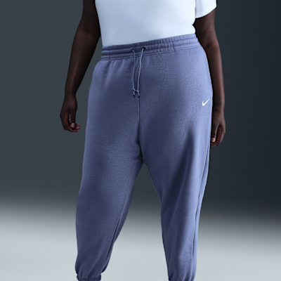 Pants de entrenamiento oversized de cintura alta para mujer (talla grande) Nike Sportswear Phoenix Fleece