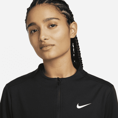 Nike Dri-FIT UV Advantage overdel med halv glidelås til dame