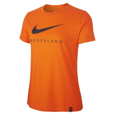 Netherlands Women's Football T-Shirt. Nike EG