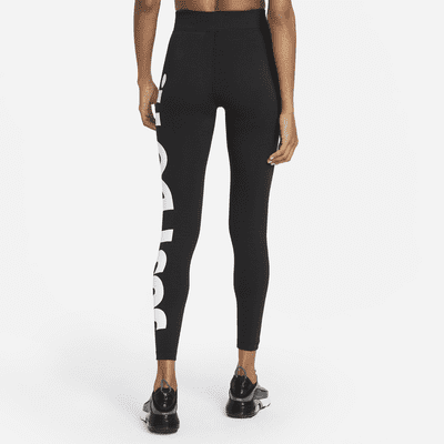 Nike Sportswear Essential leggings med grafikk og høyt liv til dame