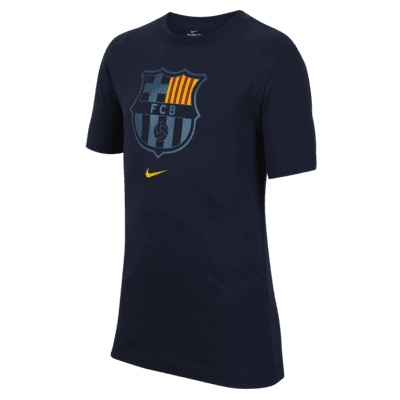 Barcelona Crest Big Kids' Nike Soccer T-Shirt