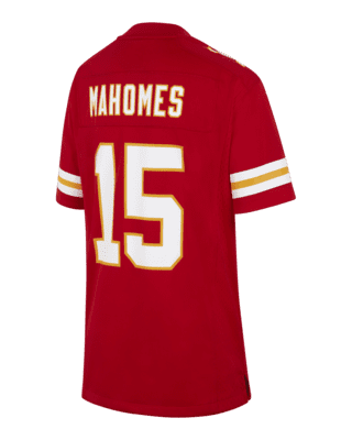 Kansas City Chiefs Patrick Mahomes Youth Game White Nike Football Jersey