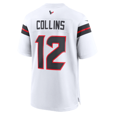 Jersey de fútbol americano Nike de la NFL Game para hombre Nico Collins Houston Texans