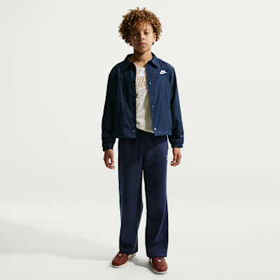 Chamarra de entrenador Repel para niños talla grande Nike Sportswear Club