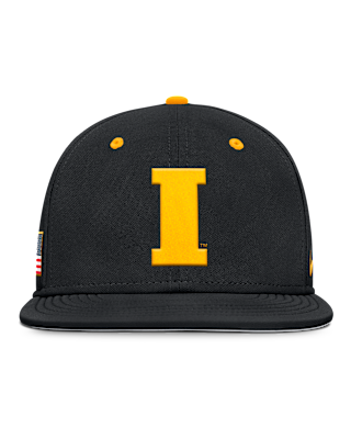 Мужская кепка Iowa Hawkeyes Dugout True Men’s Nike Dri-FIT College Fitted Hat