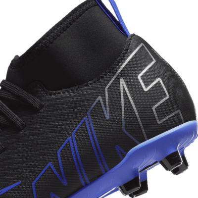 Tacos de fútbol de corte high para terrenos múltiples para niños de preescolar y grandes Nike Jr. Mercurial Superfly 9 Club