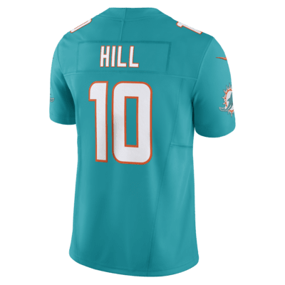 Jersey de fútbol americano Nike Dri-FIT de la NFL Limited para hombre Tyreek Hill Miami Dolphins