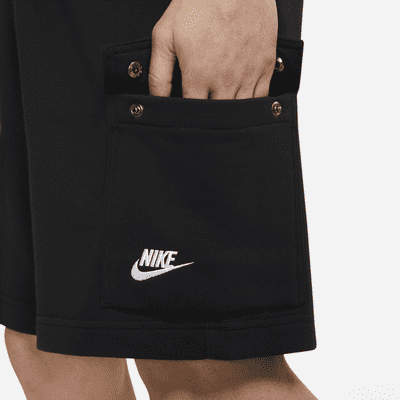 nike club french terry cargo pants