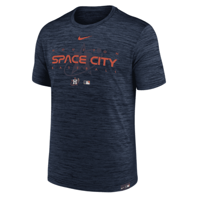 Nike Women's Navy Houston Astros Authentic Collection Velocity Practice  Performance V-Neck T-shirt