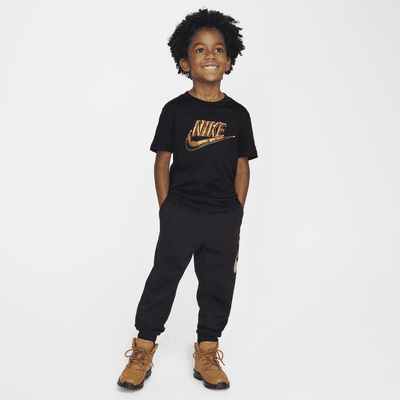 Nike Metallic Futura T-Shirt für jüngere Kinder