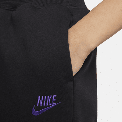 Nike Sportswear Women's High-Waisted Oversized Fleece Tracksuit Bottoms ...