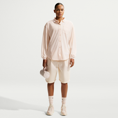 Nike Sportswear Women's Oversized Button-Down Jersey Top