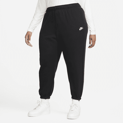 Pants de entrenamiento oversized de tiro medio para mujer Nike Sportswear Club Fleece (talla grande)