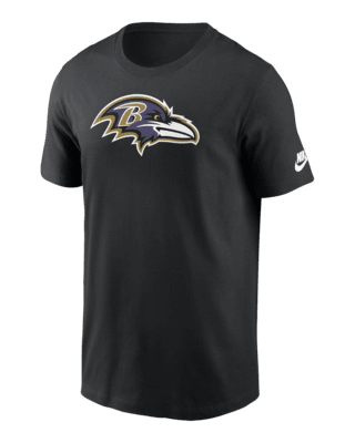 Мужская футболка Baltimore Ravens Rewind Logo Essential Nike NFL