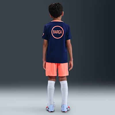 FC Barcelona Academy Pro Üçüncü Nike Dri-FIT Maç Öncesi Genç Çocuk Futbol Üstü