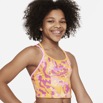 Nike Older Kids' (Girls') T-Crossback Midkini Swim Set