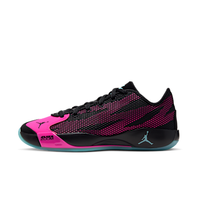 Jordan Luka 77 Black/Laser Fuchsia/Bleached Turquoise basketball shoe