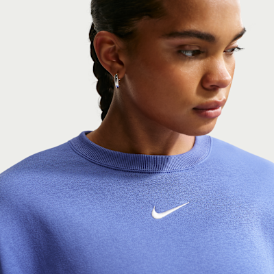 Sudadera sin cierre de cuello redondo extra oversized para mujer Nike Sportswear Phoenix Fleece