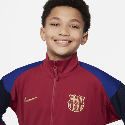 F.C. Barcelona Academy Pro Third Older Kids' Nike Dri-FIT Football Knit Jacket