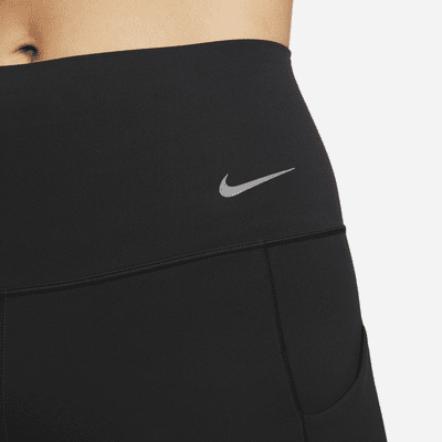 Leggings a todo o comprimento de cintura subida e suporte médio com bolsos Nike Universa para mulher