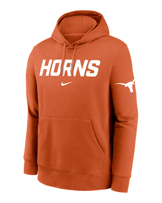 Мужское худи Texas Club 2-Hit Nickname Nike College Pullover Hoodie