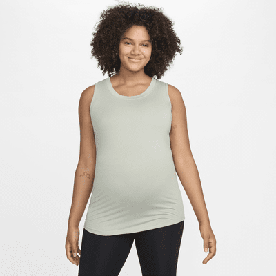 Camiseta de tirantes Dri-FIT con ajuste slim de maternidad para mujer Nike (M) One