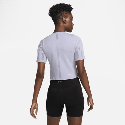 Nike Yoga Dri-FIT ADV Luxe Women's Short-Sleeve Crop Top. Nike IL