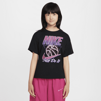 Playera para niña talla grande Nike Sportswear