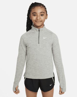 Детские  Nike Girls' Dri-FIT Long-Sleeve 1/4-Zip Top