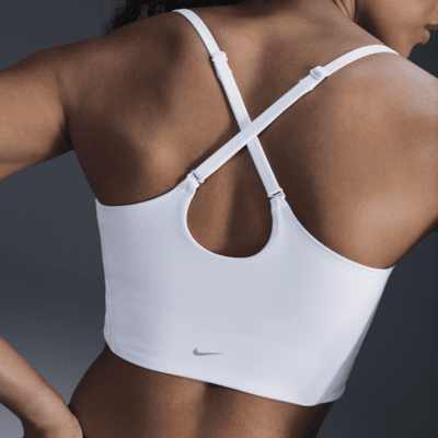 Bra deportivo de baja sujeción de talle largo con forro ligero para mujer Nike One Convertible