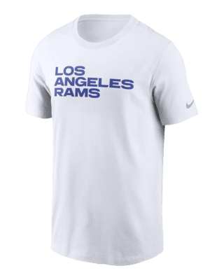 Мужская футболка Los Angeles Rams Primetime Wordmark Essential Nike NFL