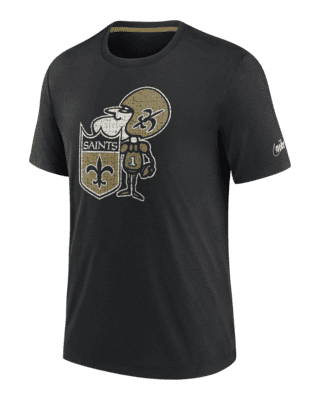 Nike Rewind Playback Helmet (NFL New Orleans Saints) Men's Long-Sleeve T- Shirt.