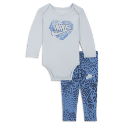 Nike Animal Print Bodysuit and Leggings Set Baby 2-Piece Set. Nike HU