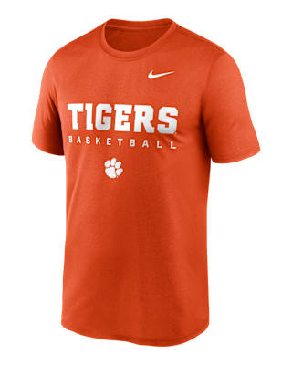 Мужская футболка Clemson Courtside Basketball Legend Nike Dri-FIT College для баскетбола