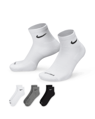 Unisex носки Nike Everyday Plus Cushioned Training Ankle Socks (3 Pairs) для тренировок