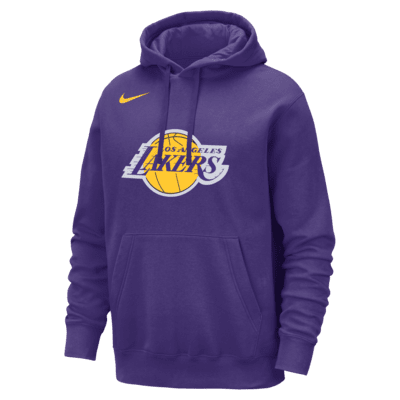 Pánská mikina Nike NBA Los Angeles Lakers Club s kapucí