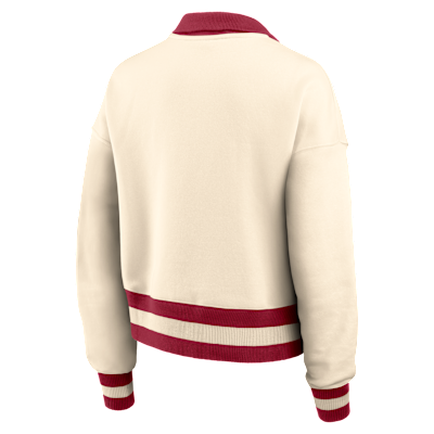 Stanford Legacy Women's Nike College Cropped 1/4-Zip Crew