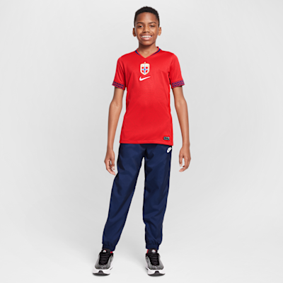 Norway 2025 Stadium Home (kvindehold) Nike Dri-FIT Replica-fodboldspillertrøje til større børn