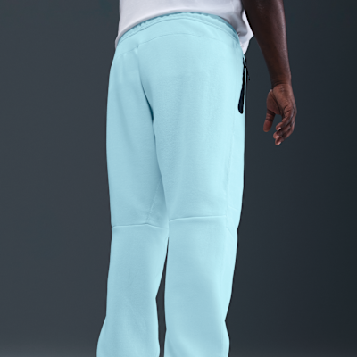 Pants de tejido Fleece con dobladillo abierto para hombre Nike Tech