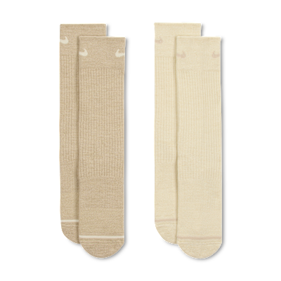 Nike Everyday Wool Cushioned Crew Socks (2 Pairs)