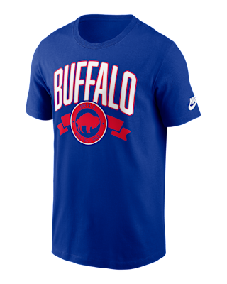 Мужская футболка Buffalo Bills Rewind Front And Back Hit Essential Nike NFL