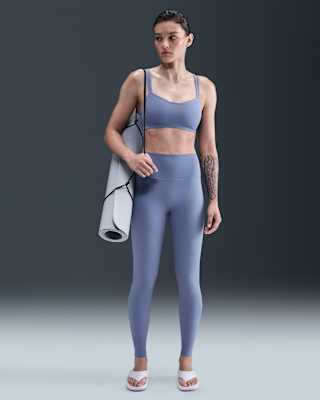 Женские тайтсы Nike One Seamless Front High-Waisted Full-Length Leggings