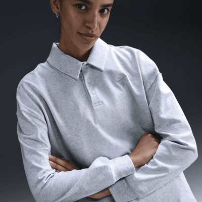 Nike Sportswear Essential Women's Oversized Long-Sleeve Polo