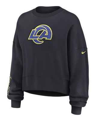 Женские  Los Angeles Rams Rivalries Collection Oversized Nike NFL Pullover Crew