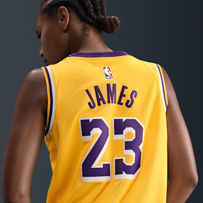 Los Angeles Lakers Icon Edition Men's Nike Dri-FIT NBA Swingman Jersey